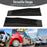 HOMCOM Pair of 2 Low Entrance Plastic Curb Ramps Anti-Slip Surface 3 Ton Capacity Garage Workshop Cars SUVs Small Vans