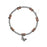 Lu Bella Grace Rose and Silver Stacking Bracelet - LB011