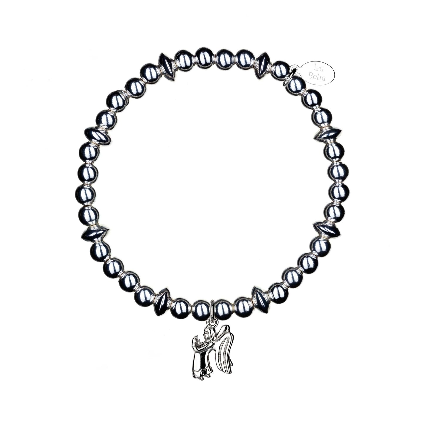 Lu Bella My Guardian Angel Disc Stacking Bracelet - LB022