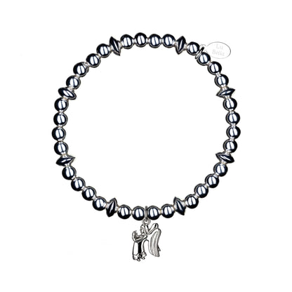 Lu Bella My Guardian Angel Disc Stacking Bracelet - LB022