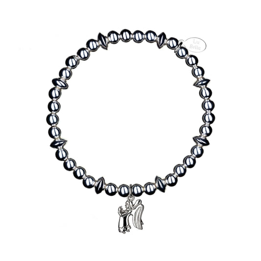 Lu Bella My Guardian Angel Disc Stacking Bracelet - LB022