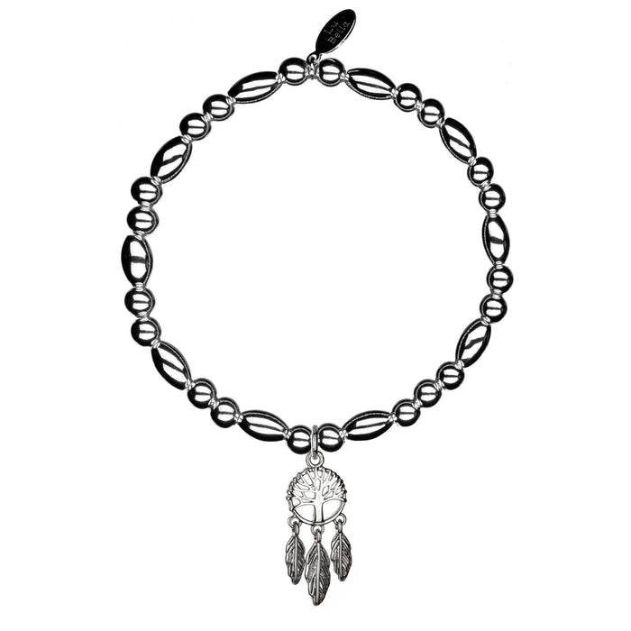 Lu Bella Oval Dreamcatcher of Life Stacking Bracelet - LB044