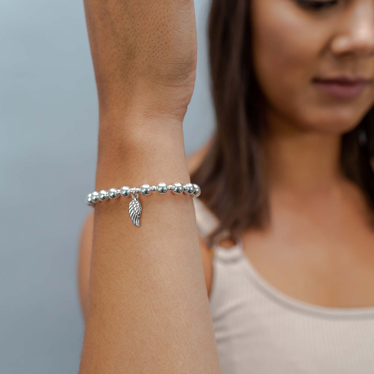 Angel Wing Stacking Bracelet