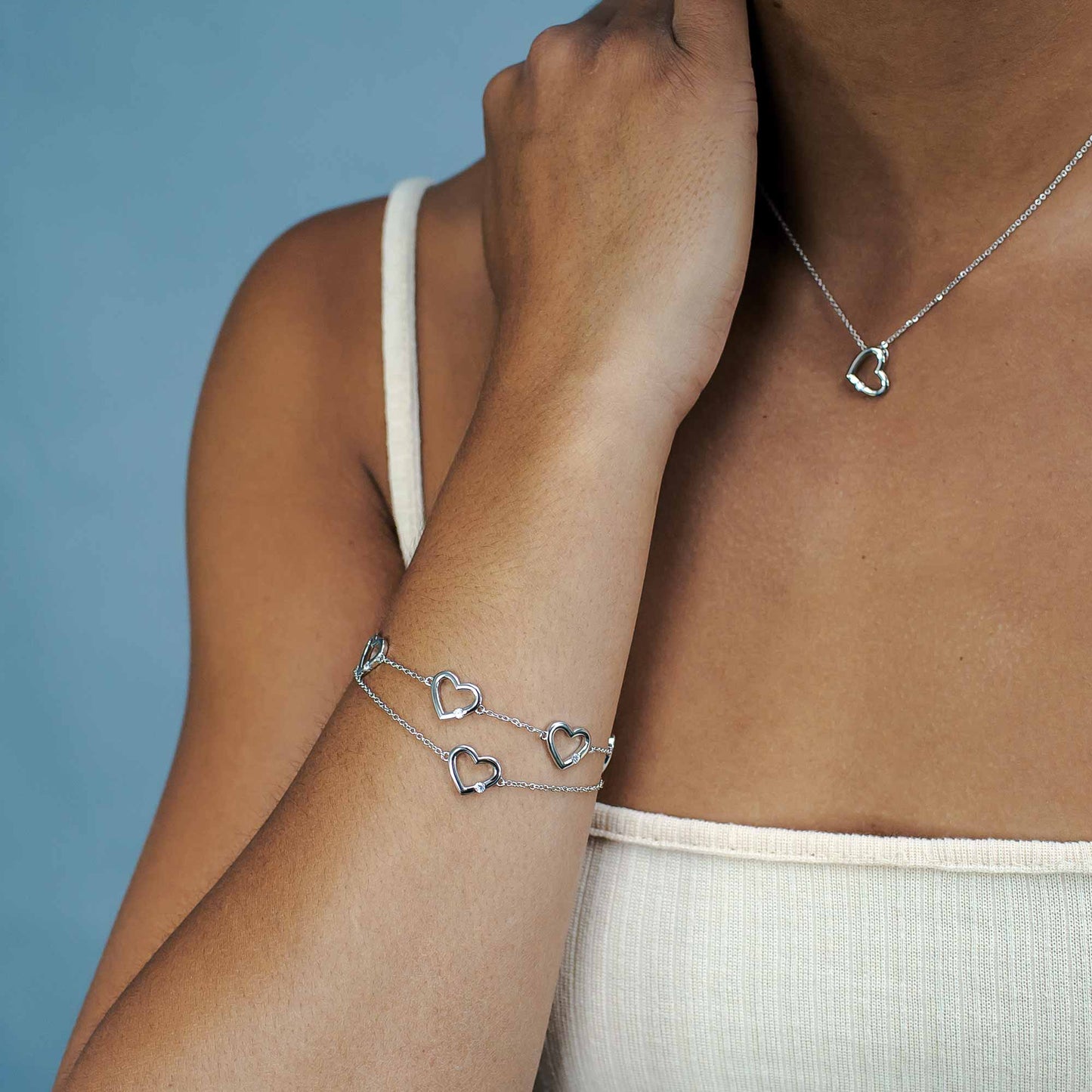 With Love - Tender Heart's - Sterling Silver Bracelet