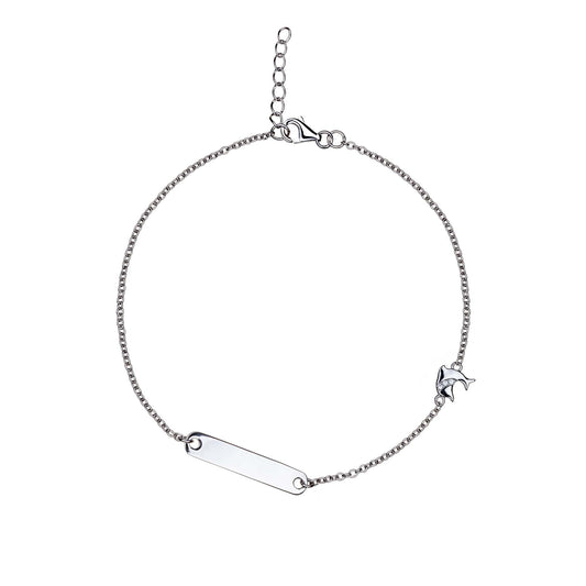 Gaia - Dolphin I.D - Sterling Silver Bracelet