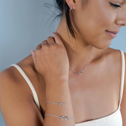 Forever - Infinity - Sterling Silver Bracelet