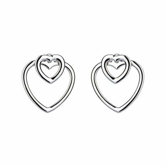 Double Heart Earrings