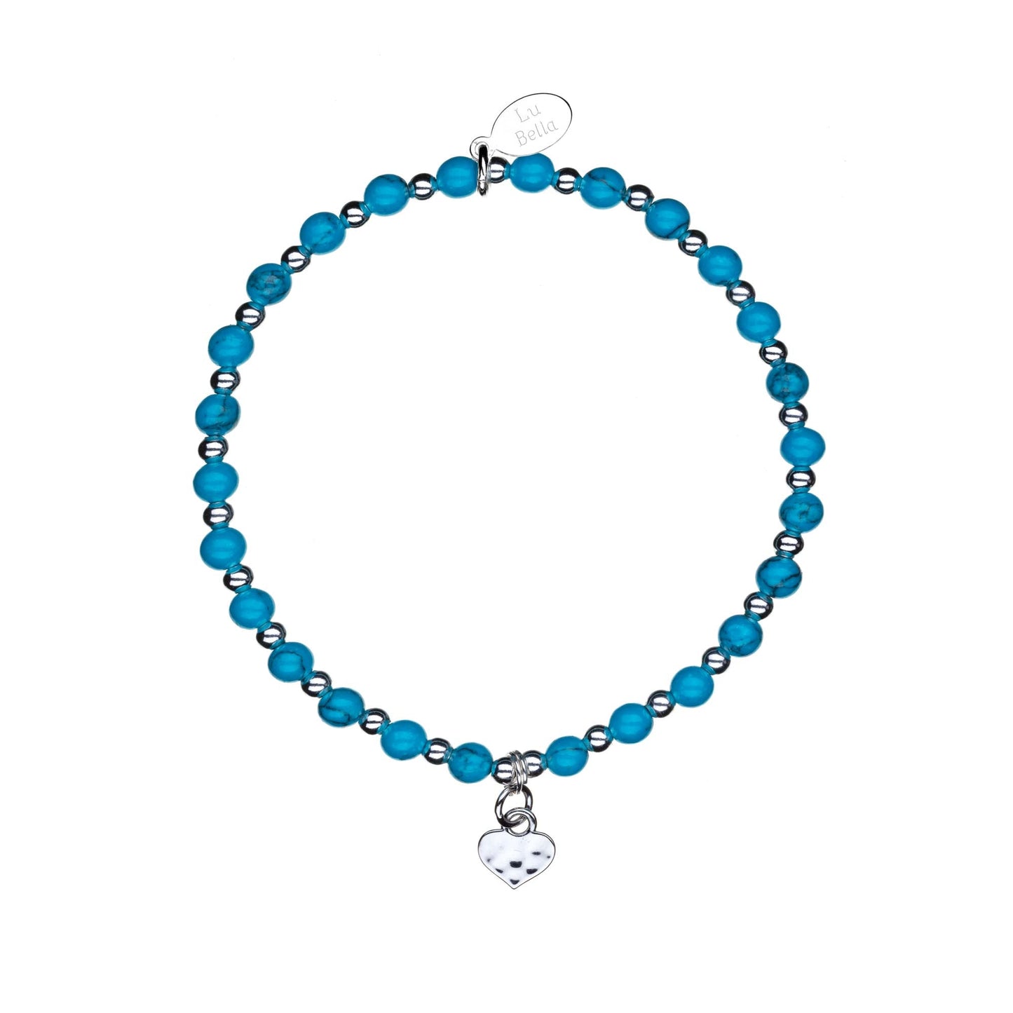 Turquoise Sky Sterling Silver Stacking Bracelet
