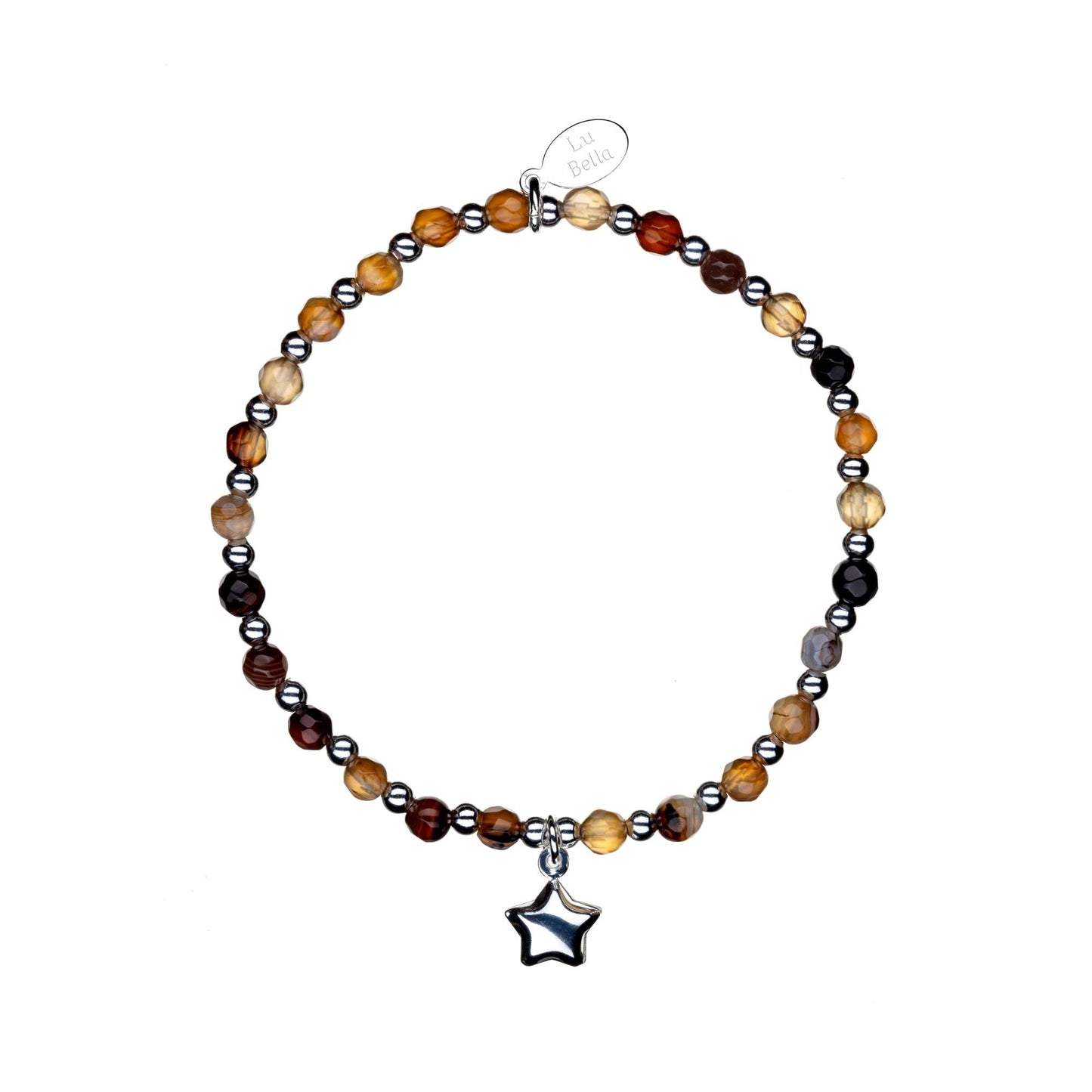 Safe Travels Sterling Silver Stacking Bracelet