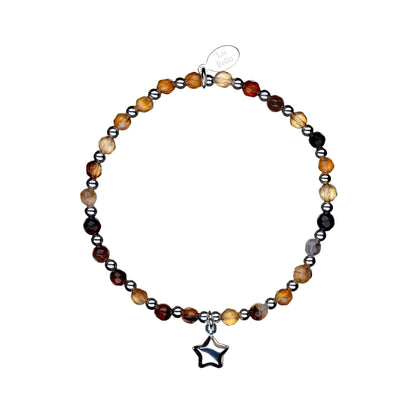 Safe Travels Sterling Silver Stacking Bracelet