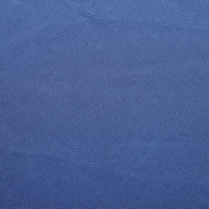 Outsunny Single Person Camping Bed Folding Cot Outdoor Patio Portable Military Sleeping Bed Travel Guest Leisure Fishing with Side Pocket and Carry Bag - Blue