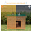 85cm Elevated Dog Kennel Wooden Pet House Outdoor Waterproof