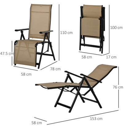 Outdoor Lounge Chair Set