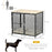 Dog Crate Furniture Side End Table Indoor Dog Kennel w/ Soft Washable Cushion, Wire Mesh, for Small and Medium Dogs