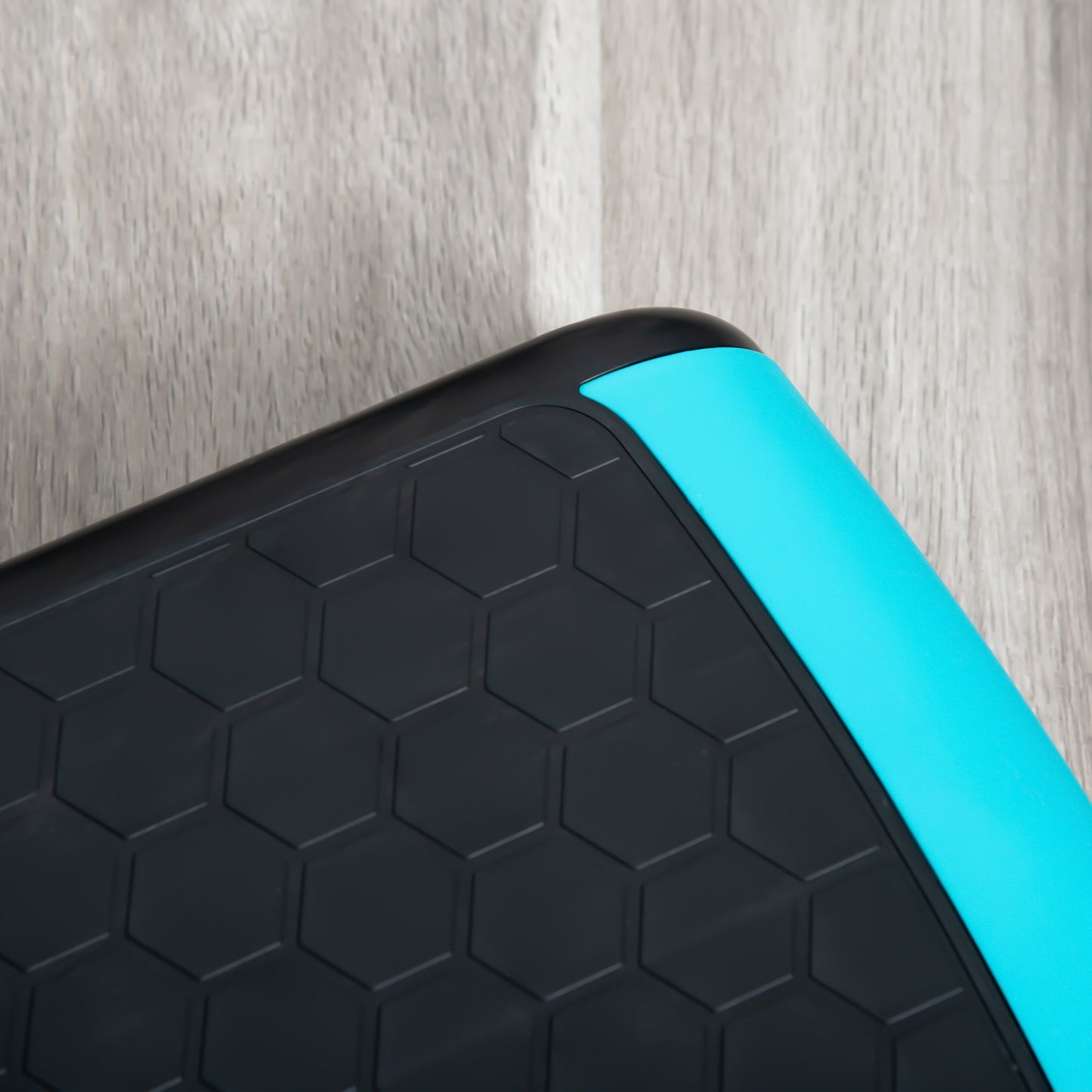 HOMCOM Aerobic Step, 10cm, 15cm & 20cm Height Adjustable Steppers for Exercise Workout, Nonslip Step Board Great for Home & Office