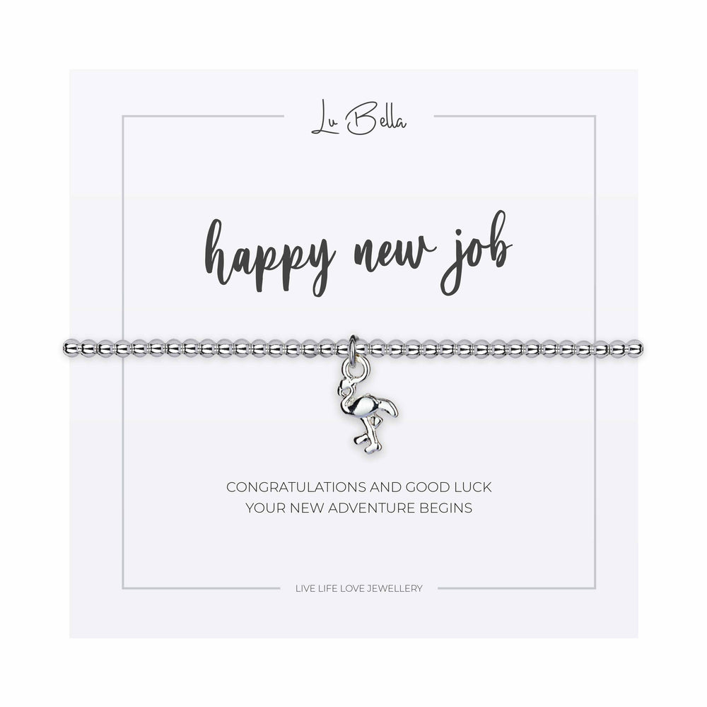 Happy New Job Sentiments Friendship Bracelet