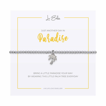 Just Another Day In Paradise Sentiments Friendship Bracelet