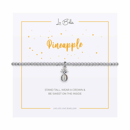 Pineapple Sentiments Friendship Bracelet