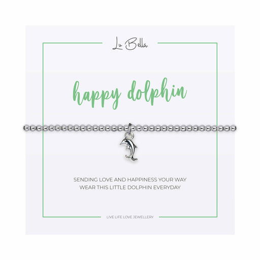 Happy Dolphin Sentiments Friendship Bracelet