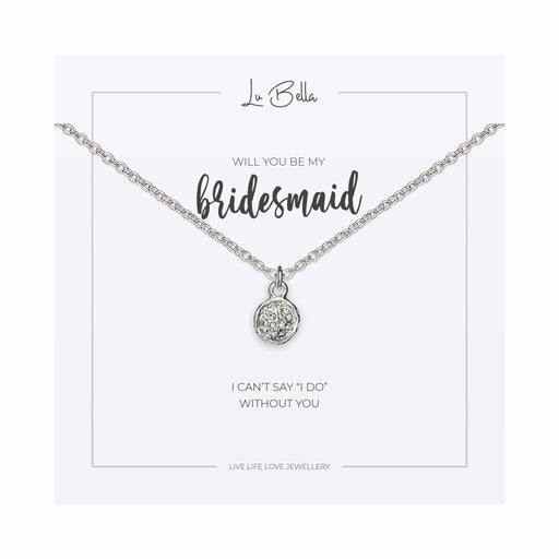 Will You Be My Bridesmaid Sentiments Necklace