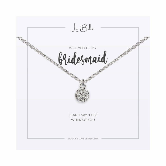 Will You Be My Bridesmaid Sentiments Necklace