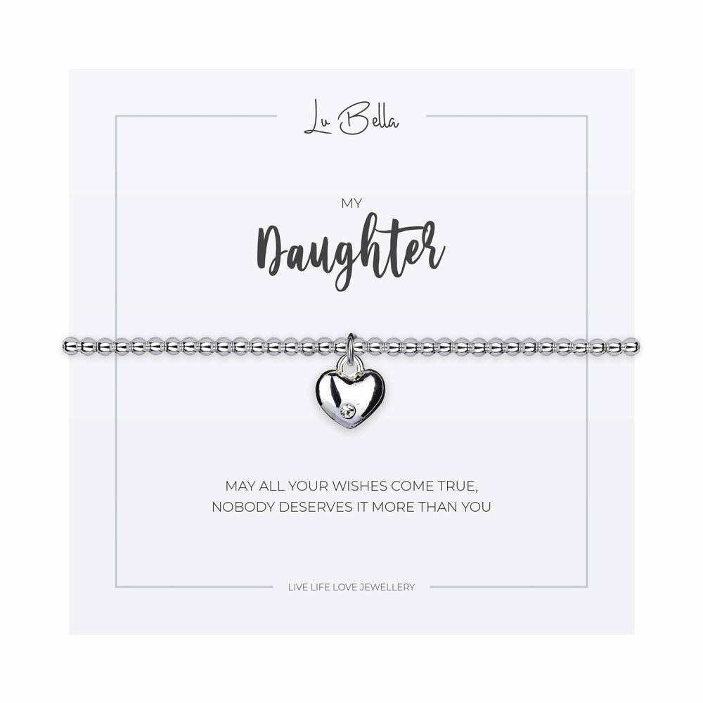 My Daughter Sentiments Friendship Bracelet