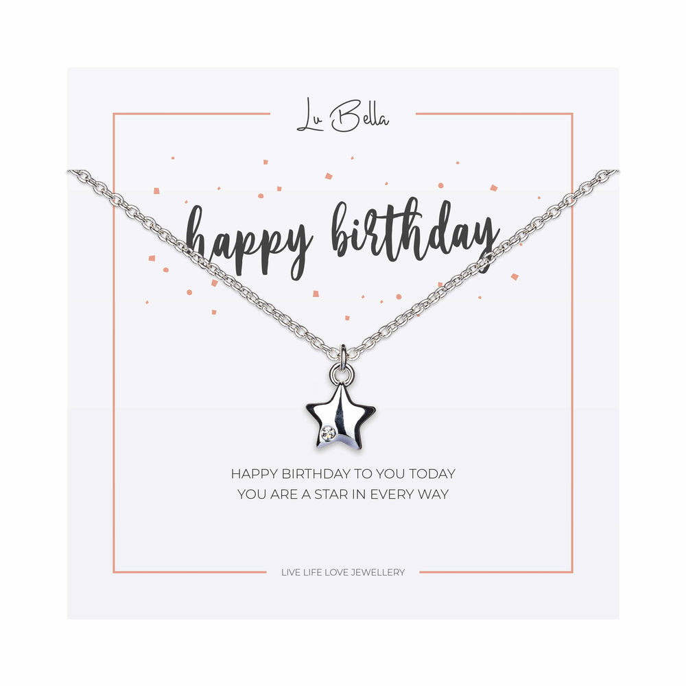 Happy Birthday Sentiments Necklace