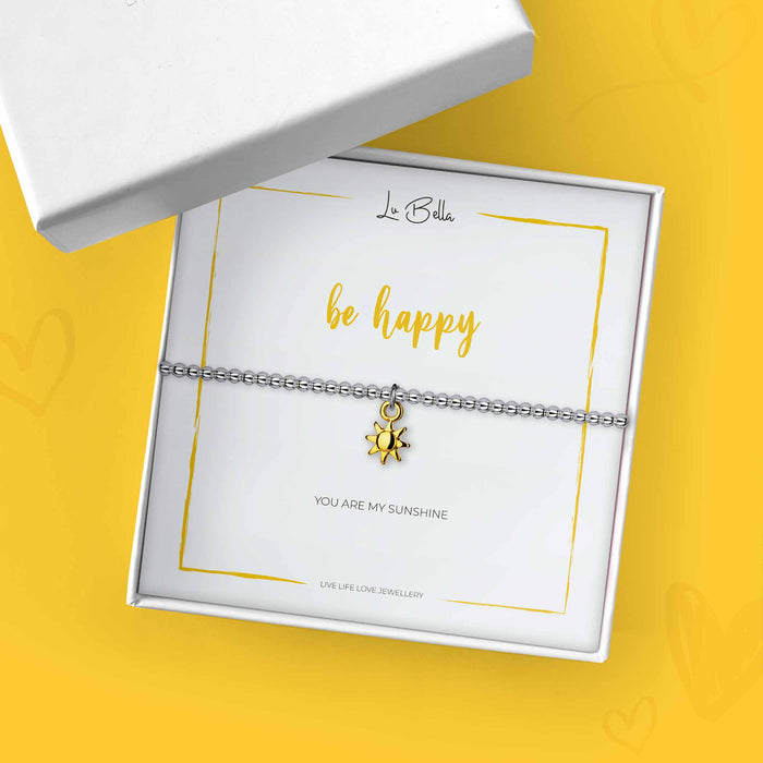 Be Happy Sentiments Friendship Bracelet