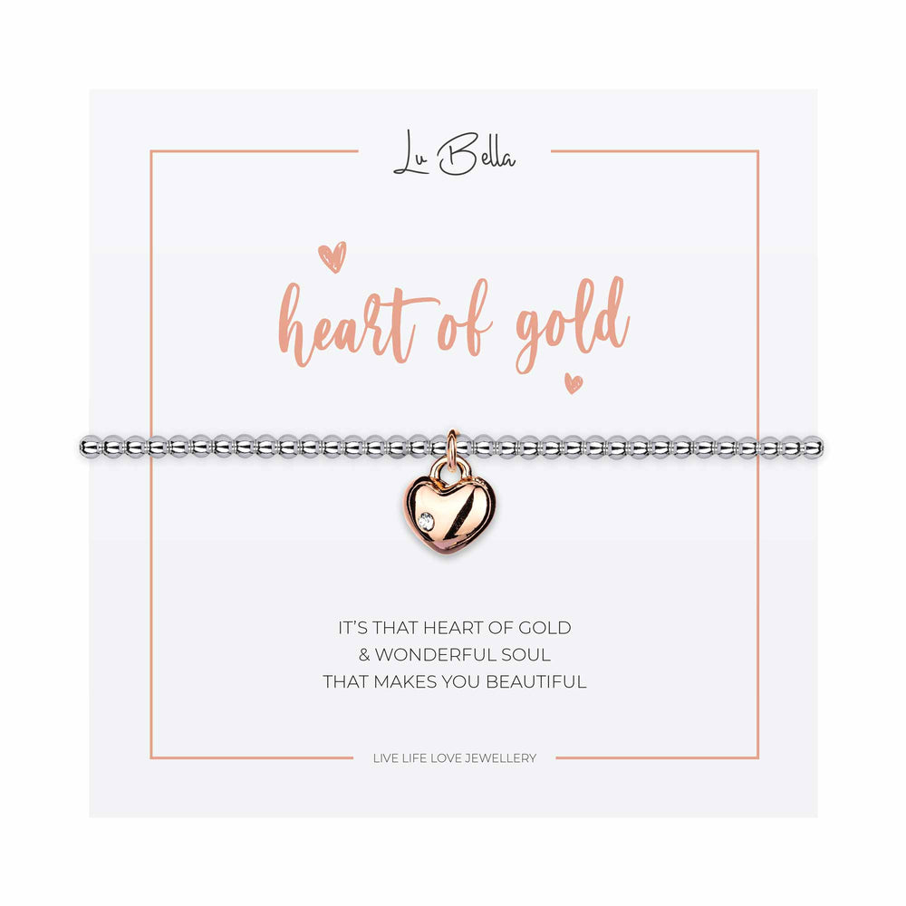 Heart Of Gold Sentiments Friendship Bracelet