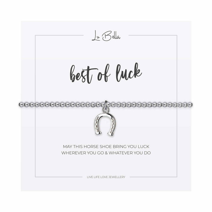 Best Of Luck Sentiments Friendship Bracelet