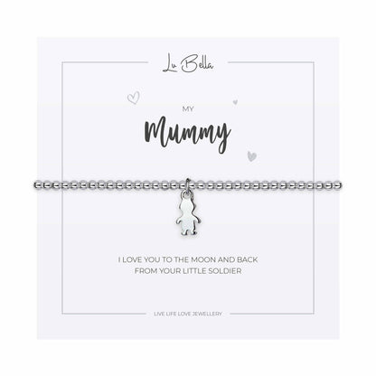 My Mummy / Boy Sentiments Friendship Bracelet