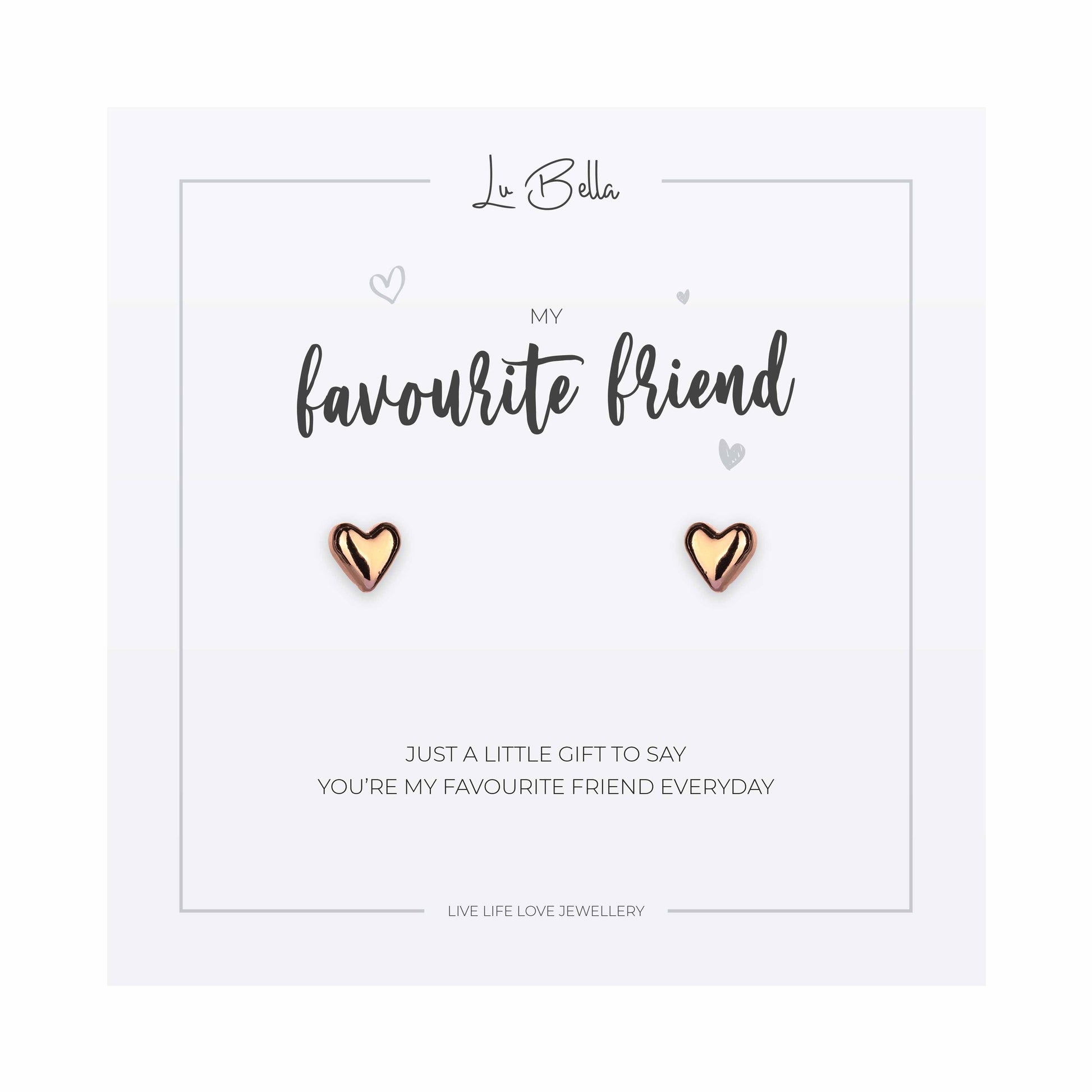 My Favourite Friend Sentiments Earrings