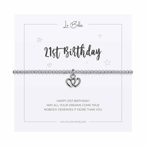 21st Birthday Sentiments Friendship Bracelet