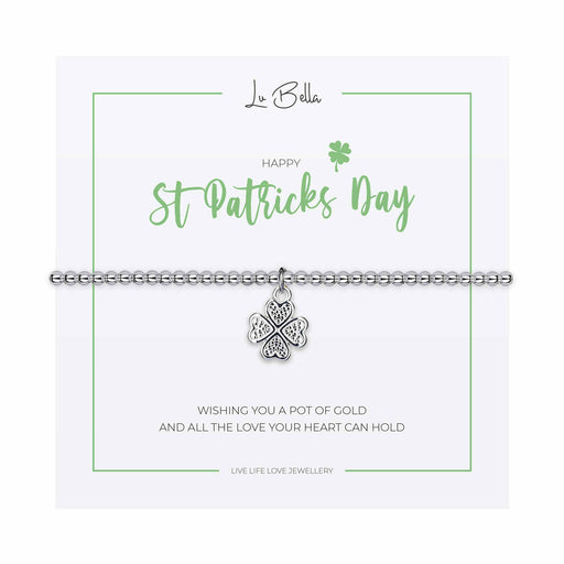 Happy St Patricks Day Sentiments Bracelet