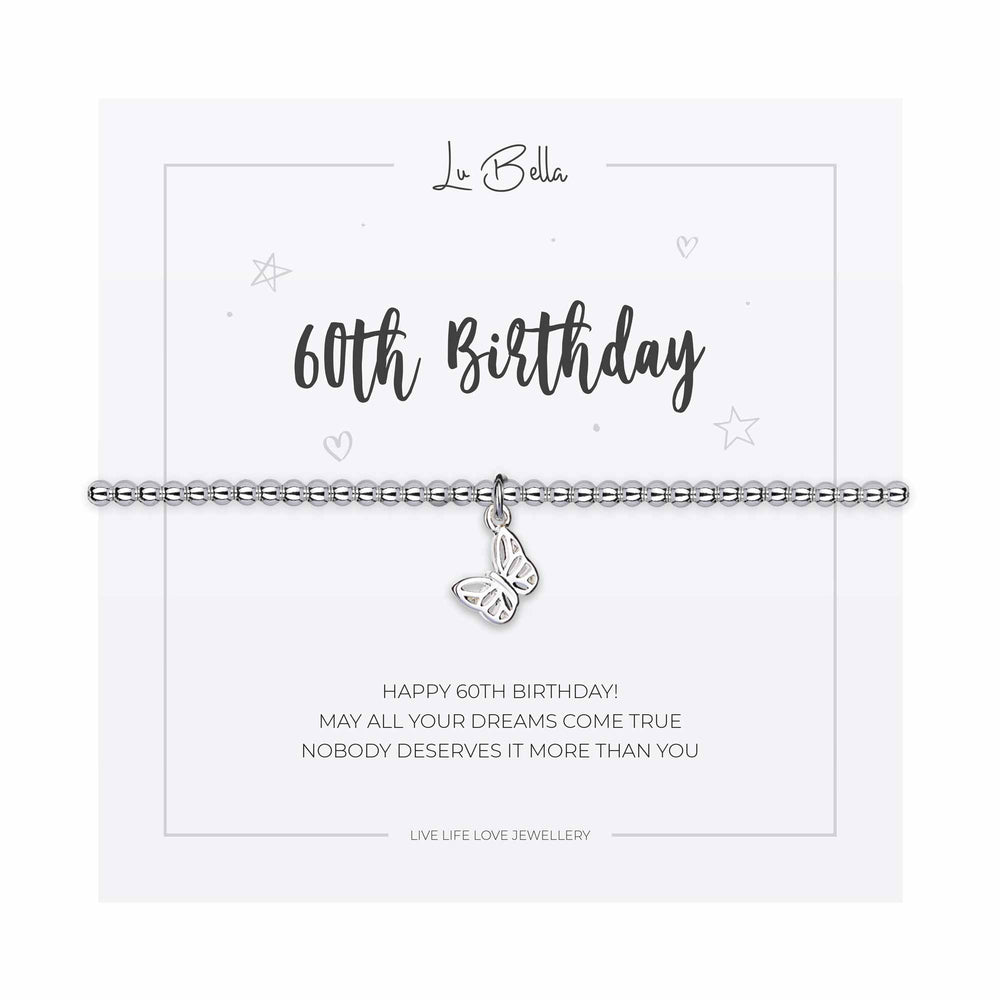 60th Birthday Sentiments Friendship Bracelet