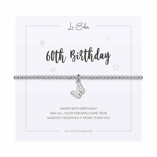 60th Birthday Sentiments Friendship Bracelet