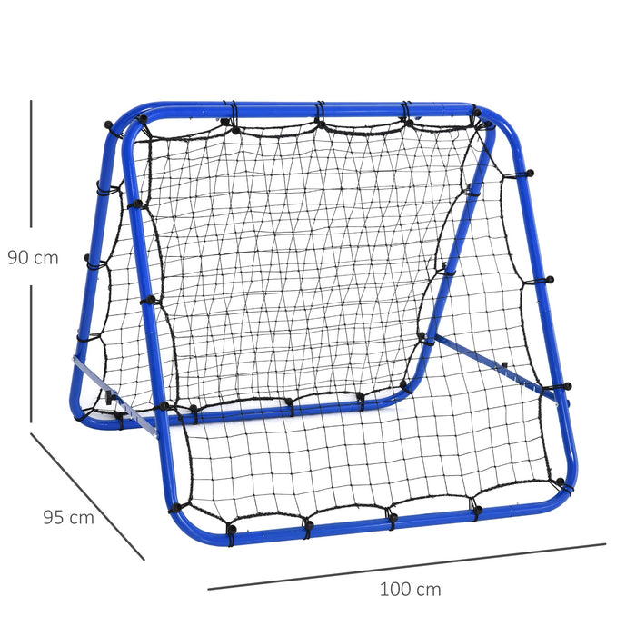 PE Mesh Double-Sided Outdoor Rebounder Net Blue