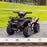 Electric Ride-on Quad Bike - Black