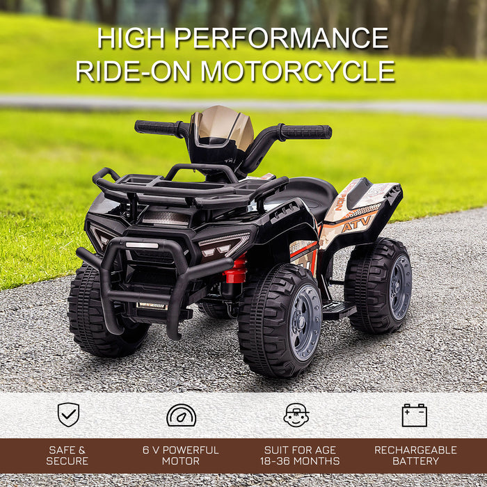 Electric Ride-on Quad Bike - Black