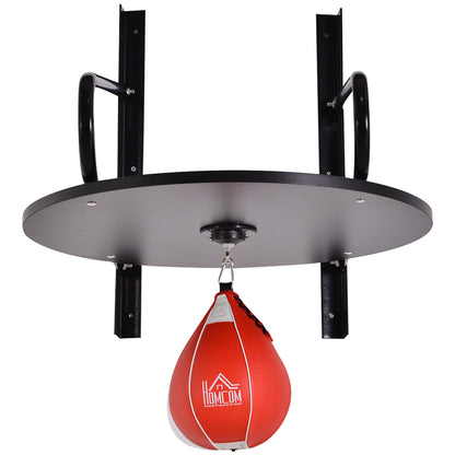 Wall-mounted Punching Ball Height Adjustable Hanging Speedball Platform Set Frame Stand Boxing Sports