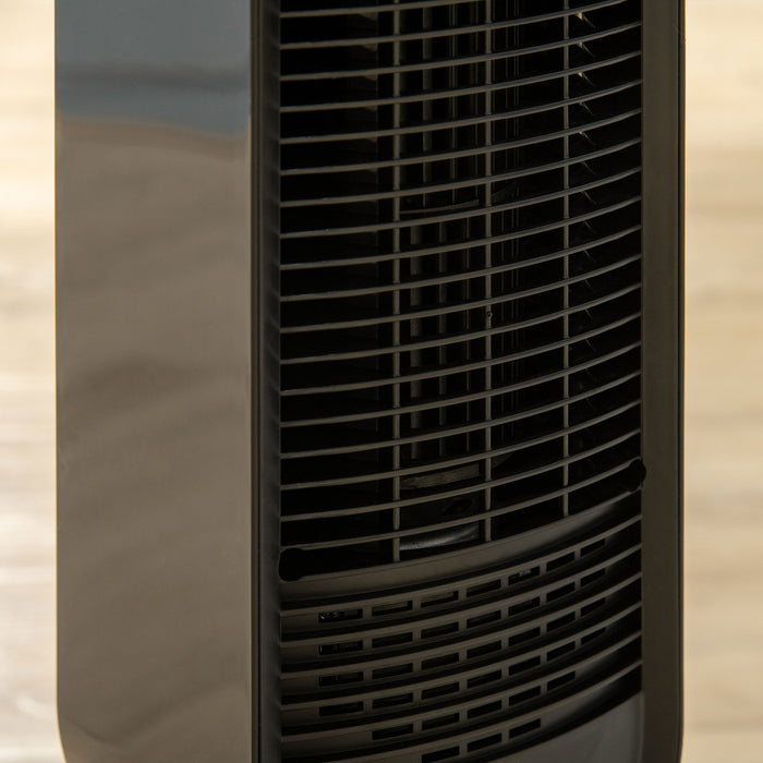 39" Tower Fan Cooling for Bedroom with Oscillating, 3 Speed, 12h Timer, LED Sensor Panel, Remote Controller, Black