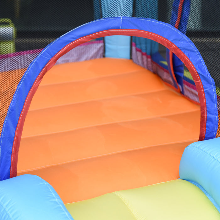 Play Bounce Castle Inflatable Trampoline Slide Pool Octopus Design 3.8 x 2 x 1.8m