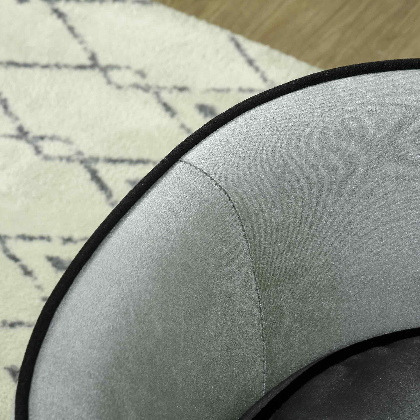 Dog Sofa Bed for Miniature Dogs, Pet Chair Couch Kitten Lounge with Soft Washable Cushion, Thick Sponge, Wooden Frame, Storage Pocket