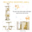 Cat Tree for Indoor Cats Play Tower Activity Center Kitten Scratch Post Climbing Tower 181 cm