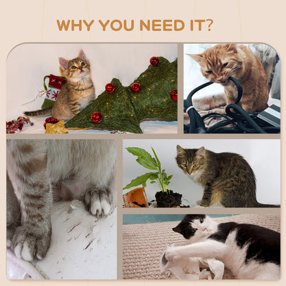 4PCs Wall Mounted Cat Tree Cat Wall Shelves Furniture Climbing Shelf Set Kitten Activity Centre w/ Hammock, Scratching Post - Grey