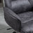 Swivel Computer Office Chair Mid Back Desk Chair for Home Study Bedroom, Charcoal Grey