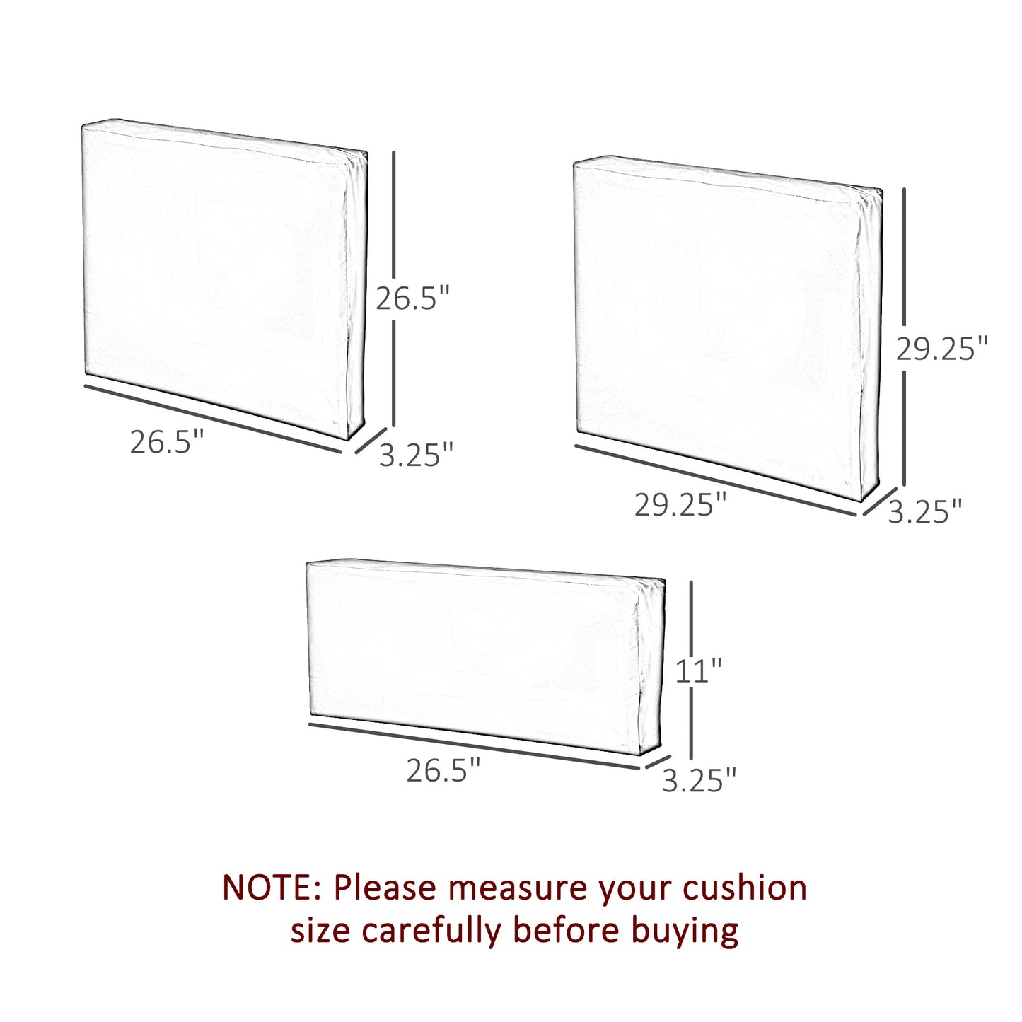 Outdoor Seat Cushion Covers