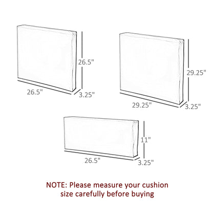 Outdoor Seat Cushion Covers