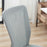 Home Office Mesh Task Chair Ergonomic Armless Mid Back Height Adjustable with Swivel Wheels, Grey