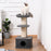 Cat Tree Kitten Tower Multi-level Activity Centre Pet Furniture with Sisal Scratching Post Condo Plush Perches Grey